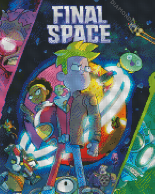 Final Space Animation Poster Diamond Painting