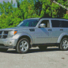 Grey Dodge nitro car diamond painting