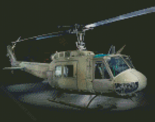 Huey Helicopter Diamond Paintings