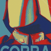 Illustration Cobra Commander Poster Diamond Paintings