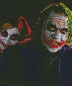 Joker And Harley Quinn Diamond Painting