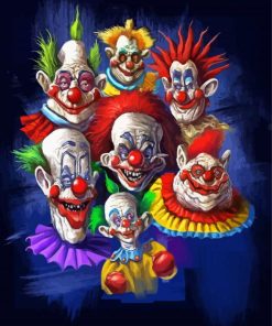 Killer Clowns Art Diamond Paintings