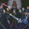 Kingdom Hearts Organization 13 Characters Diamond Paintings