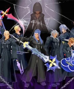 Kingdom Hearts Organization 13 Characters Diamond Paintings