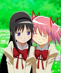 Madoka Kaname And Homura Akemi Diamond Painting