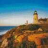 Maine Pemaquid Point Light Diamond Paintings