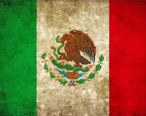 Mexican Flag Diamond Paintings