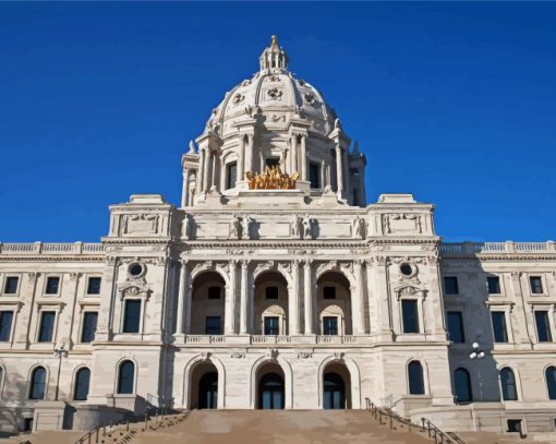 Minnesota State Capitol St Paul Minnesota Diamond Paintings