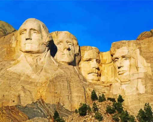 Mount Rushmore Diamond Paintings