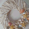 Ocean Wreath With Shells Diamond Paintings