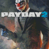 Payday 2 Video Game Poster Diamond Paintings