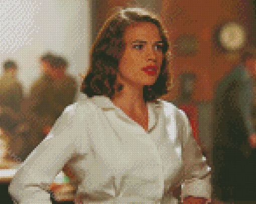 Peggy Carter Captain America Character Diamond Paintings