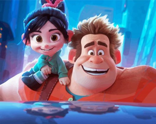 Ralph And Vanellope Von Schweetz Diamond Paintings