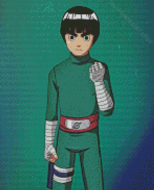 Rock Lee Animation Diamond Paintings