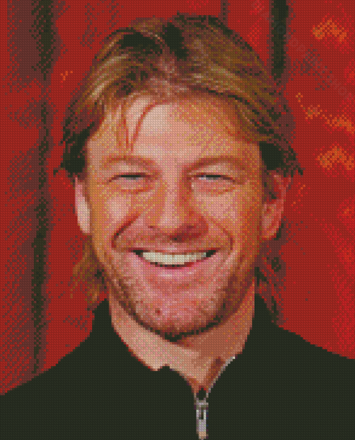 Sean Bean With Long Hair Diamond Paintings