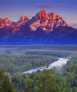 Snake River Landscape Diamond Paintings