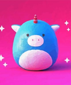 Squishmallows Unicorn Character Diamond Paintings