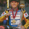 Tai Woffinden Speedway Champion Diamond Paintings