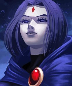 Teen Titans Raven Superhero Diamond Paintings