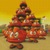 The Goombas Mario Diamond Paintings