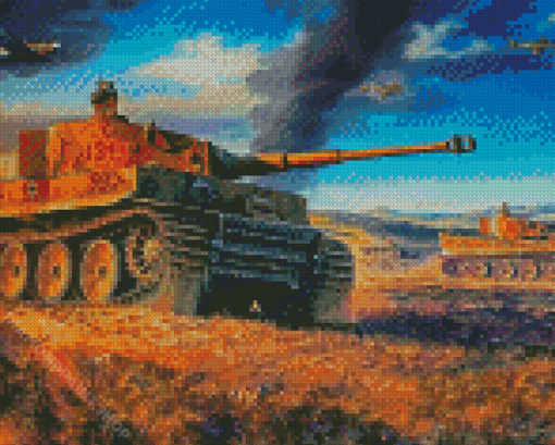 The Panther Tanks Diamond Paintings