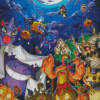 The Pokemon Ghosts Diamond Paintings