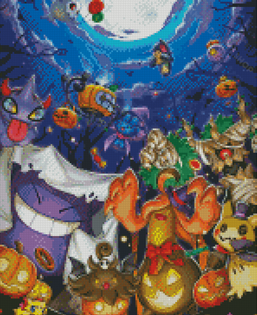 The Pokemon Ghosts Diamond Paintings