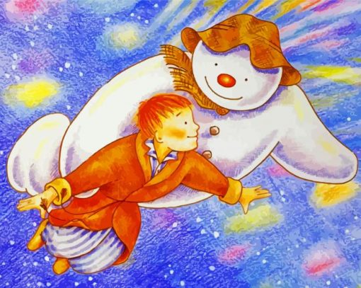 The Snowman Animated Film Diamond Paintings