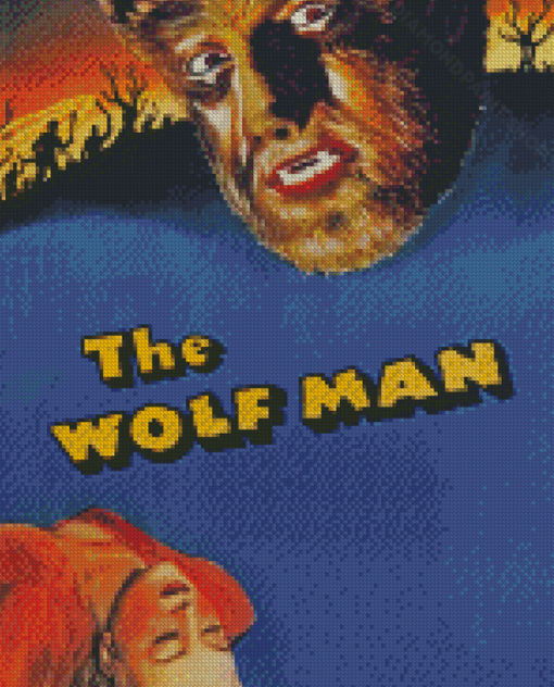 The Wolf Man Poster Diamond Paintings