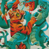 Tiger And Dragon Diamond Paintings