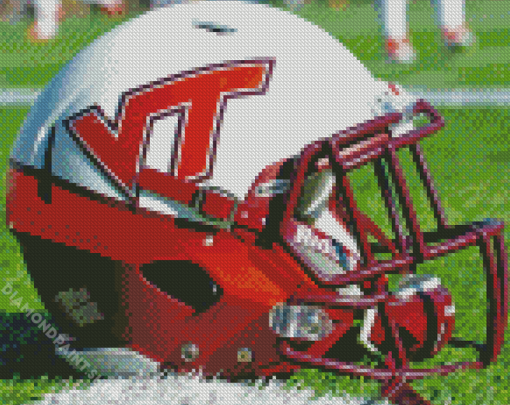 Virginia Tech Football Helmet Diamond Paintings