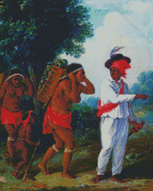 West Indian Men Art Diamond Paintings