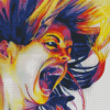 Woman Screaming Diamond Paintings