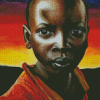 Aesthetic African Child Diamond Paintings