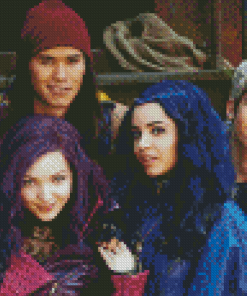 Aesthetic Disney Descendants Diamond Paintings