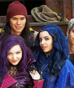 Aesthetic Disney Descendants Diamond Paintings