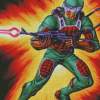 Aesthetic Gi Joe Diamond Paintings