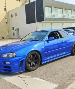 Aesthetic Nissan Skyline R34 Diamond Paintings