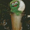 Aesthetic Oscar The Grouch Diamond Paintings