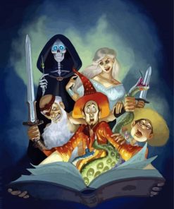 Aesthetic Terr Pratchett Art Diamond Paintings