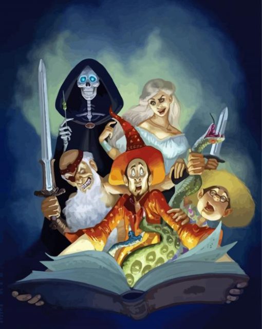 Aesthetic Terr Pratchett Art Diamond Paintings