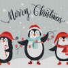 Aesthetic Penguin Christmas Diamond Paintings