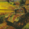 Aesthetic Ww2 Tank Diamond Paintings