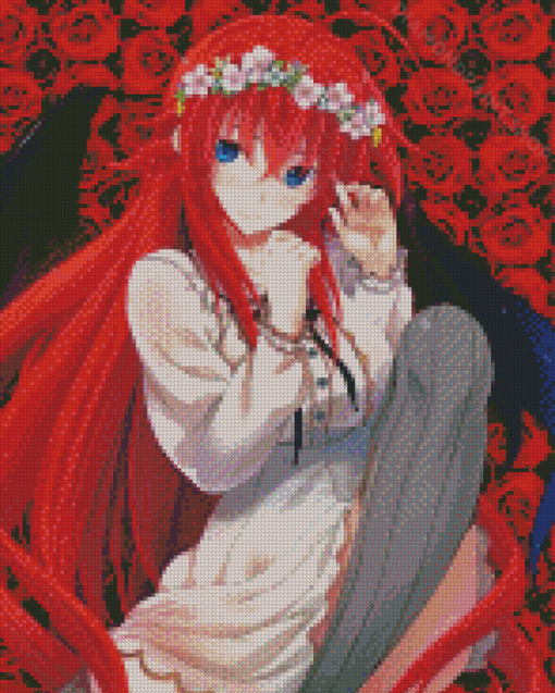 Anime Girl Rias Gremory Diamond Paintings