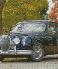 Black Jaguar Mark 1 Diamond Paintings