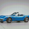 Blue Chevrolet 69 Corvette Diamond Paintings