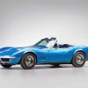 Blue Chevrolet 69 Corvette Diamond Paintings