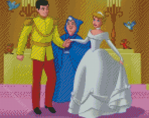 Cindrella And The Prince Diamond Painting