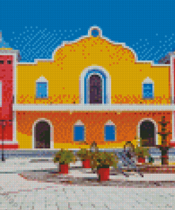 Colorful Hacienda Diamond Paintings