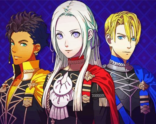 Fire Emblem Three Houses Game Characters Diamond Paintings